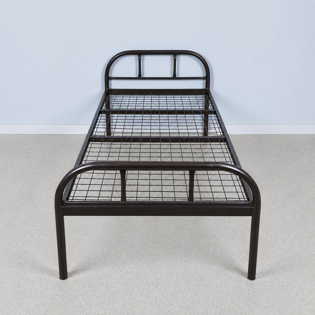 Single Metal Bed Frame — Bronze — Option 1